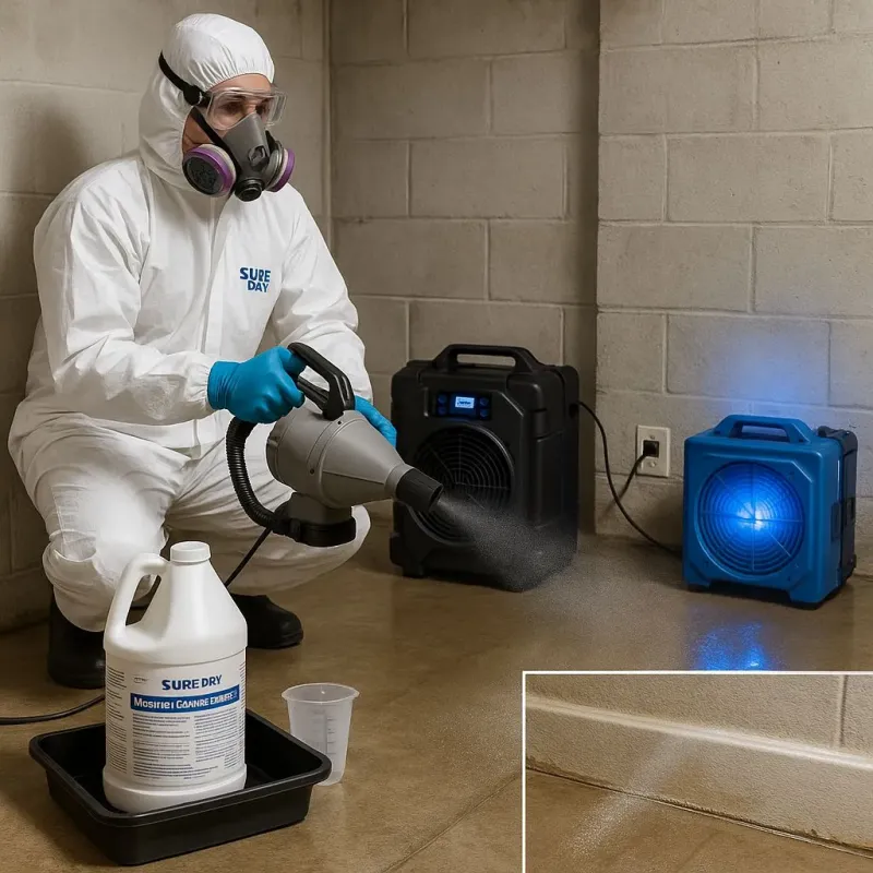 Sanitization and Odor Removal process in Belmont, MS